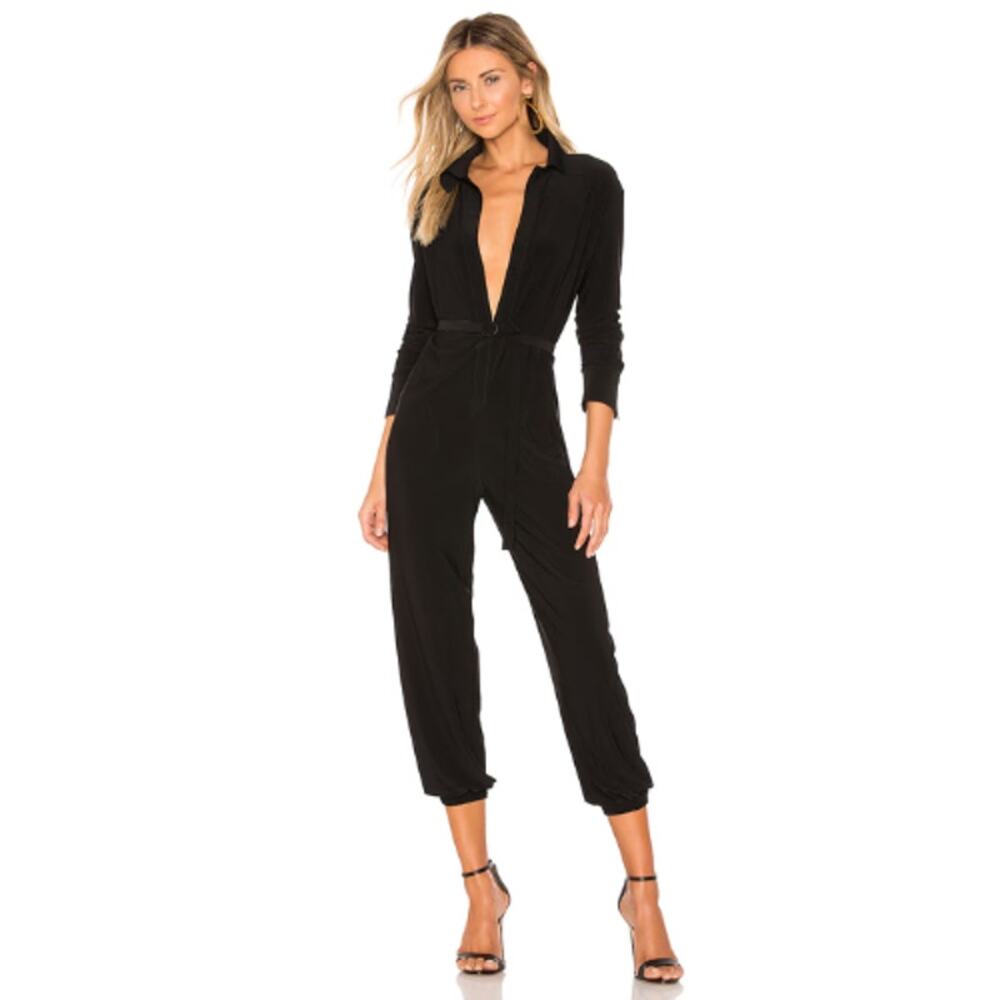 Norma Kamali Shirt Shirt Jog Jumpsuit – NWOT – Size XS